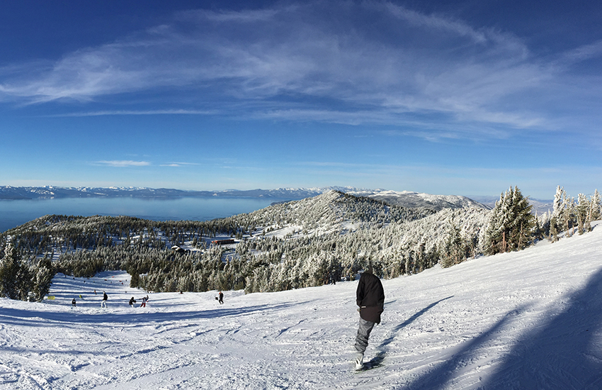 Lake Tahoe California is home to Heavenly Ski Resort