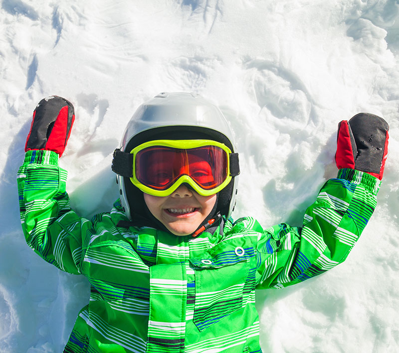 kids on the slope