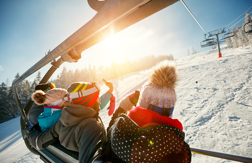 Top tips for new skiers and snowboarders is wearing sunblock