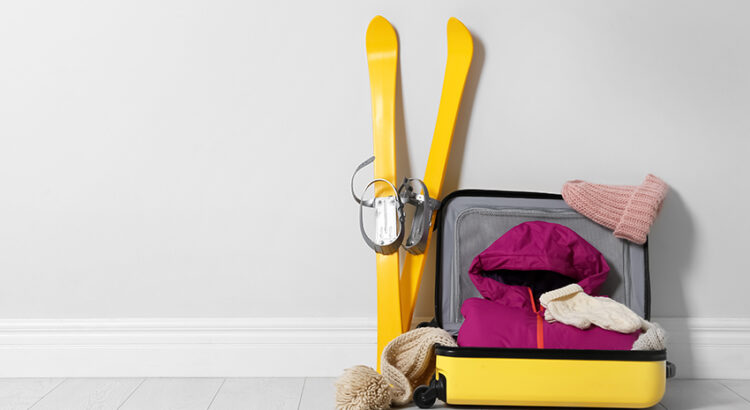 The beginner ski packing list for a ski trip using Ship Skis