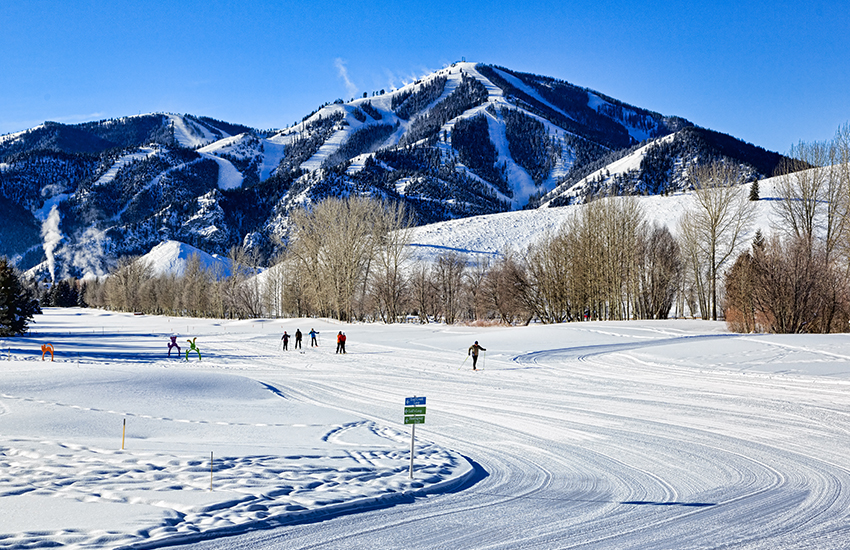 Best ski locations for late season skiing in Sun Valley, Idaho