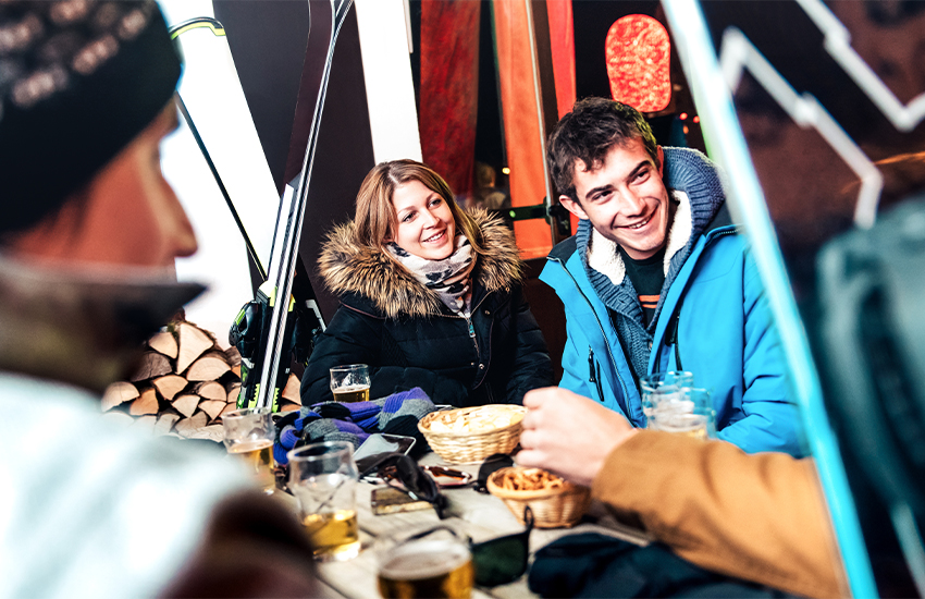 Ski towns for dining