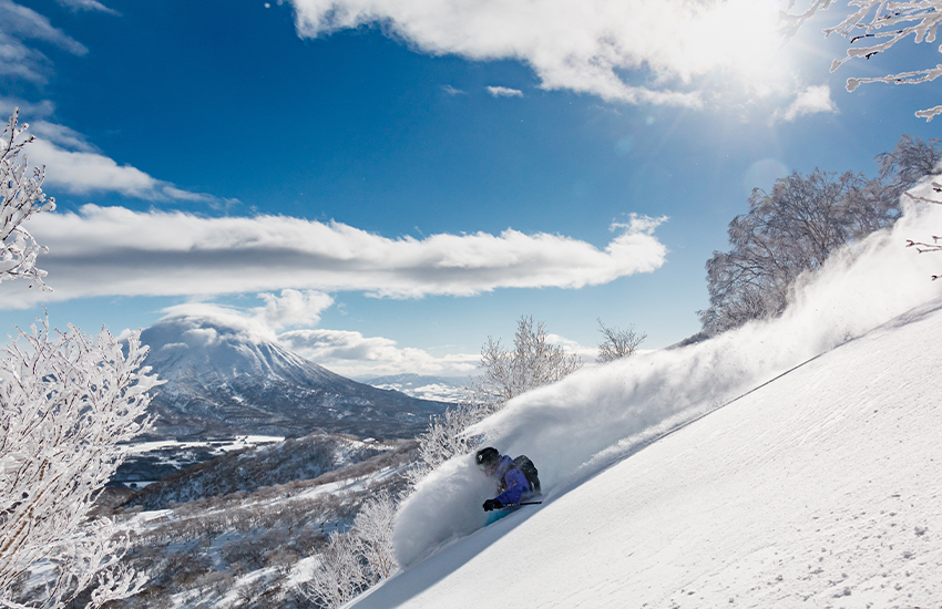 Skiing in spring
