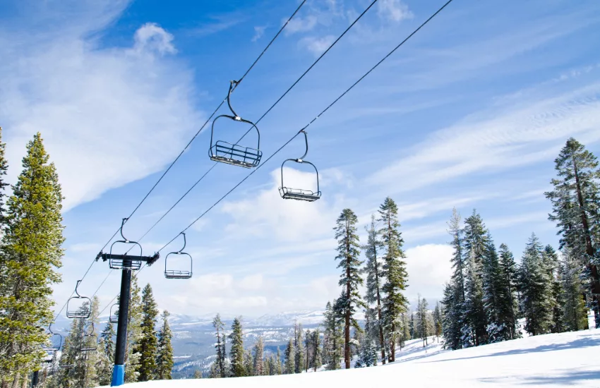 Spring skiing