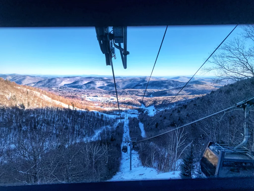 Killington Resort - view from Gondola