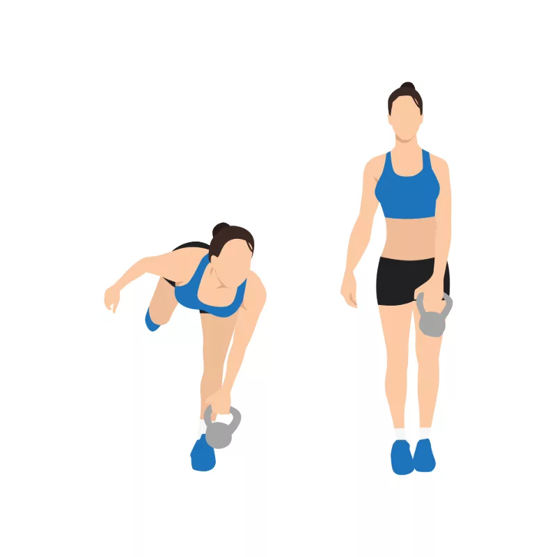 Single-leg deadlifts